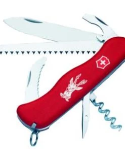 Victorinox Swiss Army Hunter Multi-Tool, 4-3/8" With Red Handles