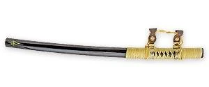 United Cutlery Kogane Dynasty Forged Tachi Damascus, Ray Skin & Leather 2 United Cutlery Kogane Dynasty Forged Tachi Damascus, Ray Skin & Leather - Image 2
