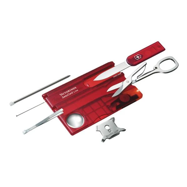 Victorinox SwissCard Lite Ruby Transluscent 1 Victorinox SwissCard Lite Ruby Transluscent