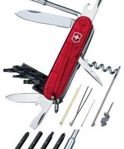 Victorinox Swiss Army Cybertool 29 Multi-Tool, 3-1/2" Ruby Handles