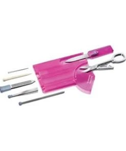 Victorinox Swisscard Trans Pink Clam