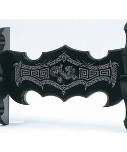 United Cutlery Sword Wall Mount Display, Black W/Oriental Graphics