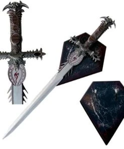 Knife Depot Fantasy Sword With Wall Wood Display Plaque