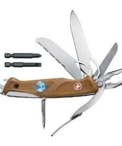 Wenger Mike Horn Ranger Swiss Army Knife, Brown Handle