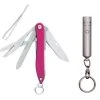 Leatherman Style Pink & V9 Flashlight KeyChain Set