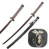 Knife Depot 2 Tone Red Black Blade Katana