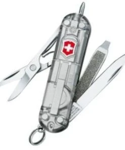 Victorinox Silver Tech Signature Lite Swiss Army Knife, 2.3in Length