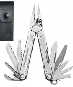 Leatherman 831551 Rebar Full-Size Multi-Tool, Leather Sheath