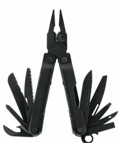 Leatherman 831554 Rebar,Black Oxide, Full-Size Multi-Tool, MOLLE Sheath