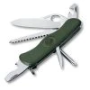 Victorinox Olive Drab One-Hand Trekker German Army Knife (Serrated)
