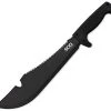 SOG Knives SOGfari Cutlass Machete,Black Kraton Handle,Black Clip Point