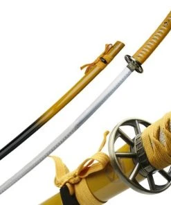 Knife Depot Traditional 2 Tone Samurai Sword, Gold