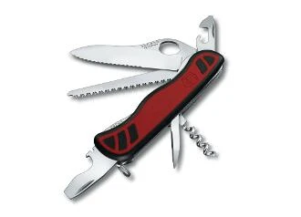 Victorinox One-Hand Forester Swiss Army Knife, Red/Black 1 Victorinox One-Hand Forester Swiss Army Knife, Red/Black