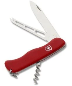 Victorinox Cheese Knife, Lockable, Red