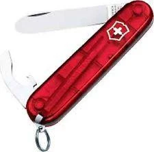 Victorinox Swiss Army 54551 My First Victorinox, 3-1/4" Translucent Red