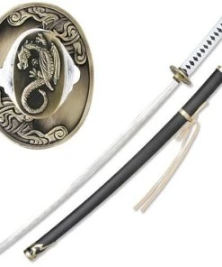 Knife Depot Dragon Guardian Samurai Sword W/ White Ito