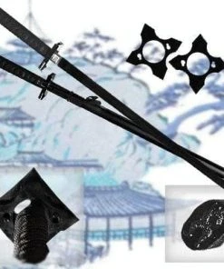 Knife Depot 39" Black Ninja Warrior Sword