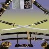Knife Depot Kill Bill Sword Set, Demon & Bride, Gold Edition