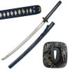 Knife Depot Hand Forge Special Classic Katana Sword With Blood Carving -Blue