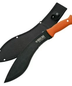 Knife Depot Zombie Killer Kukri Knife Orange Handle