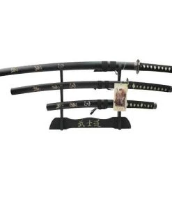 Knife Depot 3 Pcs Samurai Sword Set