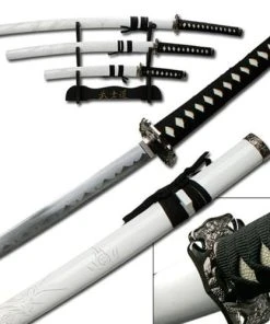 Knife Depot Engraved Flying Dragon Super Set - White