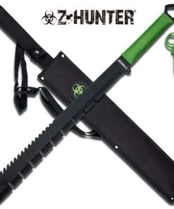 Z-Hunter Combat Machete W/ Offset Edge - Full Tang - Apocalypse Edition