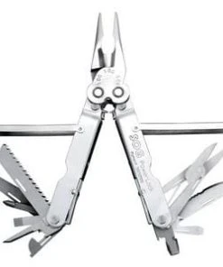 SOG Knives PowerLock Traveler Satin Multi-Tool W/Nylon Sheath