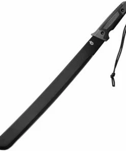 Gerber Gator Bush Machete, Black/Gray Handle W/Sheath