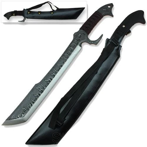 Knife Depot Flame Breeder Cast Iron Fire Cleaver Demon War Machete Sword