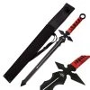 Master Cutlery Fantasy Master Short Blade Sword 26" Overall W/ Red Handle