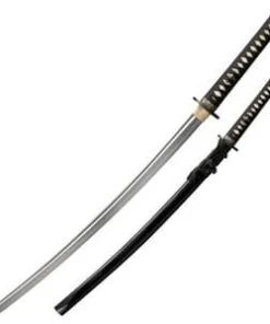 Cold Steel Knives Gold Lion Katana, Ray Skin Handle, Damascus Blade W/Scabbard