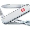 Victorinox Money Clip Swiss Army Multitool, Silver Alox, 5 Functions - 53740
