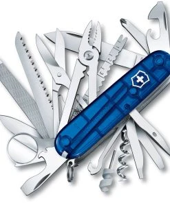 Victorinox Swiss Champ Swiss Army Knife, Sapphire Handle, 30 Functions - 53507