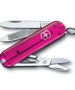 Victorinox Classic SD Swiss Army Knife, Translucent Pink, 58mm -Gerber Shop 5a78a10ed963f0.14761996 1800x1800