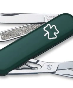 Victorinox Classic SD Swiss Army Knife, Shamrock Green Handles, 7 Functions