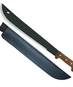 Condor Tool And Knife CONDOR EL SALVADOR MACHETE WOOD HANDLE W-LEATHER SHEATH