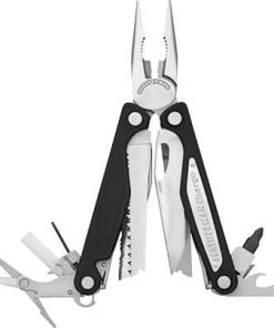 Leatherman Charge AL Multi-Tool With Black Aluminum Handle And Leather Shea
