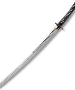 Cold Steel Knives Double Edge Katana Sword With Ray Skin Handle And Wood Sc