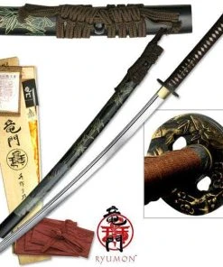 Ryumon Raijin Hand Forged High Carbon Steel Katana