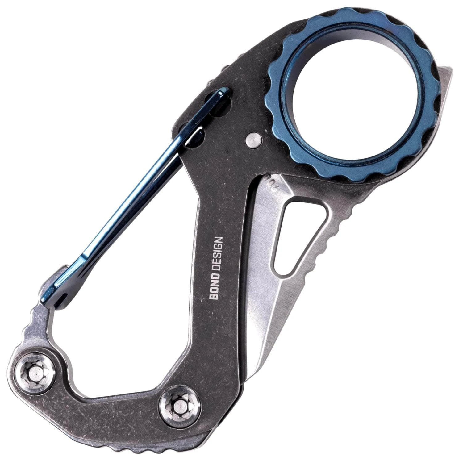 Columbia River (CRKT) CRKT Compano, 1.42" Sheepsfoot Blade, Steel Carabiner Handle - 9083 - Image 2