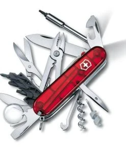 Victorinox Swiss Army CyberTool 34 Lite, Translucent Ruby - 1.7925.T-X2
