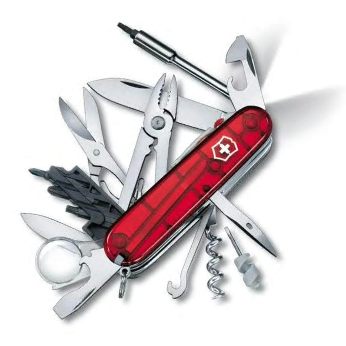 Victorinox Swiss Army CyberTool 34 Lite, Translucent Ruby - 1.7925.T-X2 1 Victorinox Swiss Army CyberTool 34 Lite, Translucent Ruby - 1.7925.T-X2