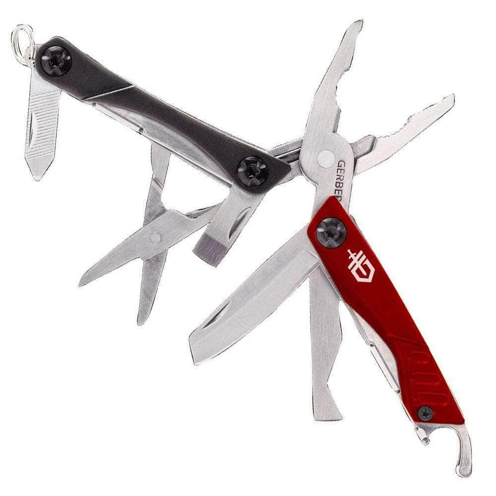 Gerber Dime Micro Tool, Red, 12 Functions - 30-000417