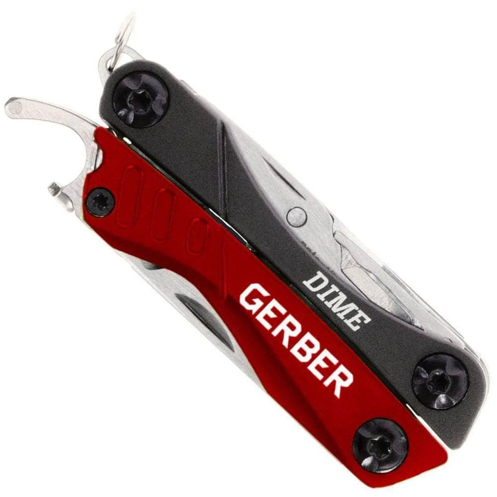 Gerber Dime Micro Tool, Red, 12 Functions - 30-000417 - Image 2