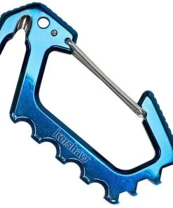 Kershaw Knives Kershaw Jens Carabiner, Blue Oxide Coating