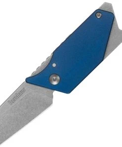 Kershaw Knives Kershaw Pub Friction Folder, 1.6" Blade, Blue Aluminum Handle - 4036BLU