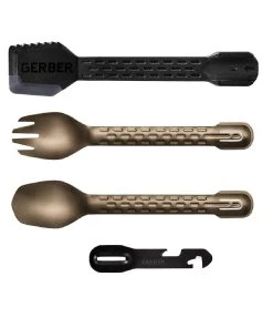 Gerber ComplEAT Camp Cooking Tool Set, Burnt Bronze - 31-003465
