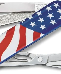 Victorinox Classic SD Swiss Army Knife, US Flag Scales
