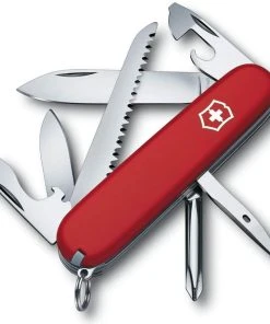 Victorinox Swiss Army Hiker Multi-Tool, 3-1/2" Red Handles